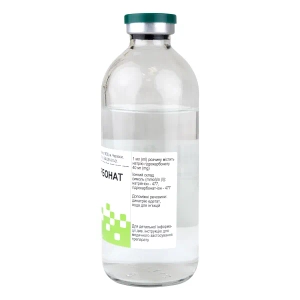 Натрію гідрокарбонат розчин для інфузій 4 % пляшка 200 мл