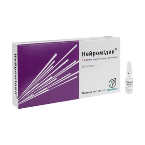 Нейромідин розчин для ін'єкцій 1,5% ампула 1 мл №10