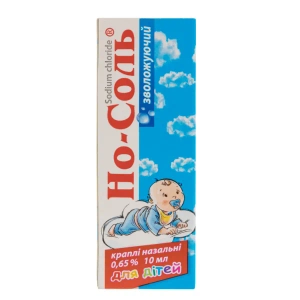 Но-соль зволожуючий краплі назальні 0,65 % флакон 10 мл