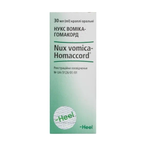 Нукс Вомика-Гомакорд капли оральные флакон-капельница 30 мл
