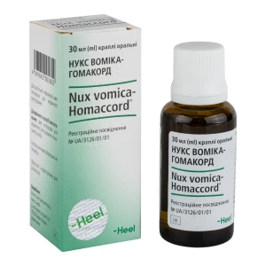 Нукс Вомика-Гомакорд капли оральные флакон-капельница 30 мл