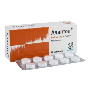 Адаптол таблетки 500 мг №20