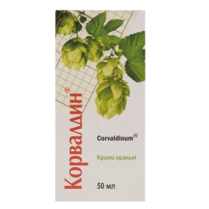 Корвалдин капли оральные флакон 50 мл
