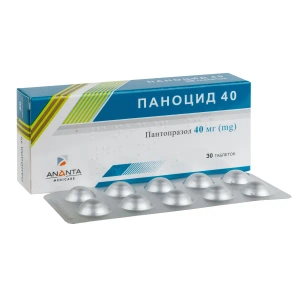 Паноцид 40 таблетки покрытые оболочкой кишечно-растворимой 40 мг №30