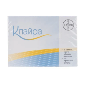 Клайра таблетки комбинированая упаковка №28