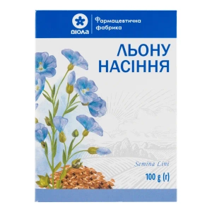 Льону насіння пачка з внутрішним пакетом 100 г