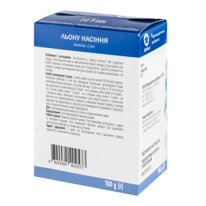 Льону насіння пачка з внутрішним пакетом 100 г