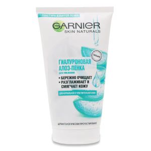 Гиалуроновая алоэ-пенка Garnier Skin Naturals для умывания 150 мл