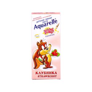 Зубная паста детская Aquarelle Kids (Акварель Кидс) клубника 50 мл
