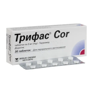 Трифас Cor таблетки 5 мг №30