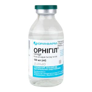 Орнігіл розчин для інфузій 5 мг/мл пляшка 100 мл