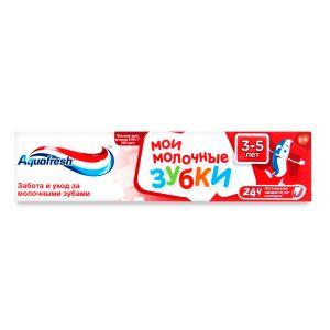 Зубна паста Aquafresh дитяча мої молочні зубки 3-5 років 50 мл