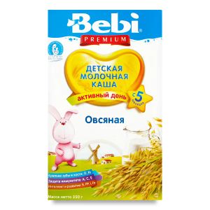 Молочна каша Bebi Premium вівсяна 250 г