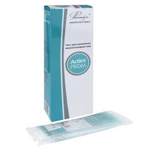Тест Actim prom для опеределения околоплодных вод в вагинальных выделениях и контрольный тест
