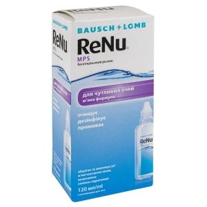 Раствор для линз ReNu MPS 120 мл
