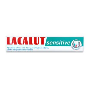 Зубна паста Lacalut Sensitive 50 мо + ополіскувач 50 мл