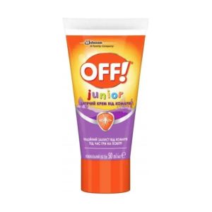 Крем детский Off! Junior репеллентное средство от комаров 50 мл