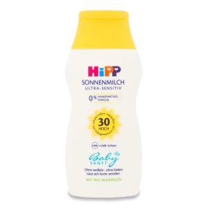 Солнцезащитное молочко HiPP Babysanft SPF30 200 мл