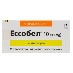 Эссобел таблетки покрытые оболочкой 10 мг №28