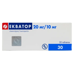 Екватор таблетки 20 мг + 10 мг №30