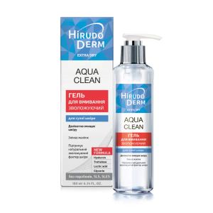Гель для умывания увлажняющий Aqua clean Hirudo derm extra dry 180 мл
