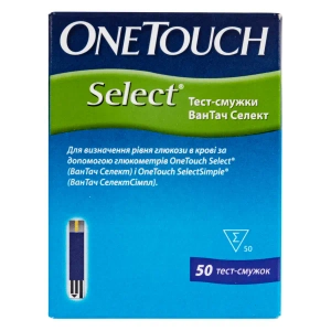 Тест-полоски One Touch Select №50