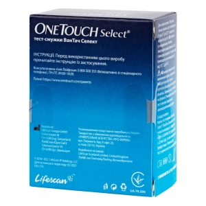 Тест-полоски One Touch Select №50