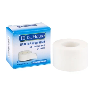 Пластир медичний Dr. House на тканинній основі 3 см х 500 см