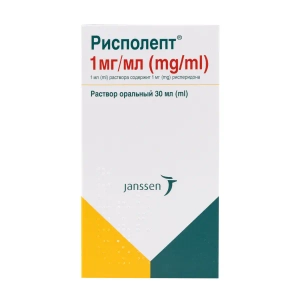 Рисполепт розчин оральний 1 мг/мл флакон 30 мл
