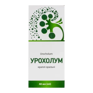 Урохолум капли оральные флакон 40 мл