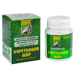 Барсучий жир капсулы 300 мг №60