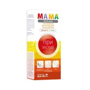 Крем косметичний мама бальзам з екстрактом мати-й-мачухи для дітей 30 г