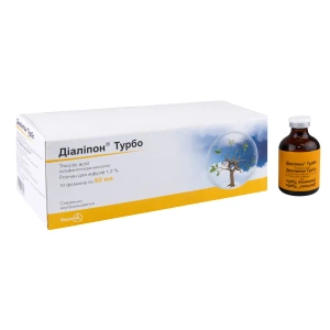 Диалипон Турбо раствор для инфузий 1,2 % флакон 50 мл №10