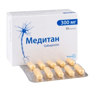 Медітан капсули 300 мг блістер №30