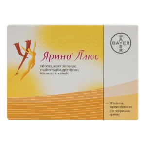Ярина Плюс таблетки вкриті оболонкою блістер №28