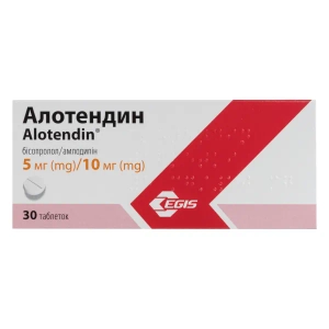 Алотендин таблетки 5 мг/10 мг блістер №30