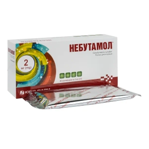 Небутамол раствор для ингаляций 1 мг/мл контейнер однодозовый 2 мл №40