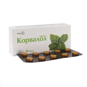 Корвалол таблетки блістер №30