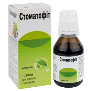 Стоматофит раствор для ротовой полости флакон 100 мл
