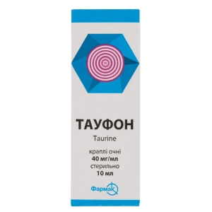 Тауфон краплі очні 4 % флакон 10 мл