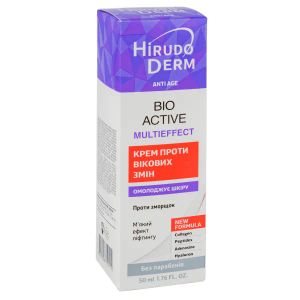 Крем против возрастных изменений Bio active multieffect hirudo derm anti age 50 мл