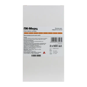 ПК-Мерц розчин для інфузій 0,4 мг/мл флакон 500 мл №2