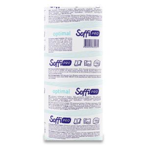 Полотенце бумажное SoffiPro Optimal 2 слоя белое 150 листов