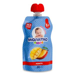 Пюре Малятко манго 90 г