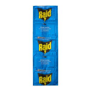 Пластины Raid против комаров для фумигатора ламинированные №10