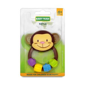 Игрушка погремушка Baby team 8403 любимые зверята