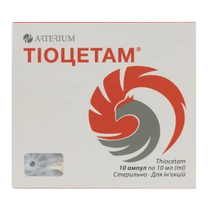 Тіоцетам розчин для ін'єкцій ампула 10 мл №10