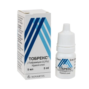 Тобрекс капли глазные 0,3 % флакон 5 мл