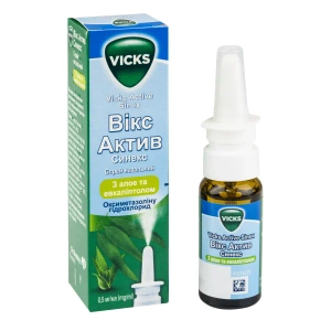Викс Актив Синекс спрей назальный 0,05 % флакон 15 мл