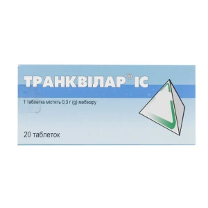 Транквилар ІС таблетки 0,3 г блистер №20